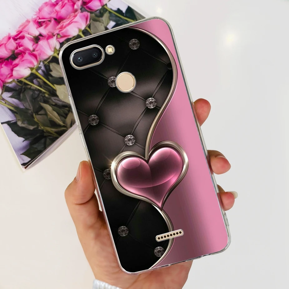Cute Painted Clear Silicone Phone Case - Soft TPU Shell with Bumper Protection