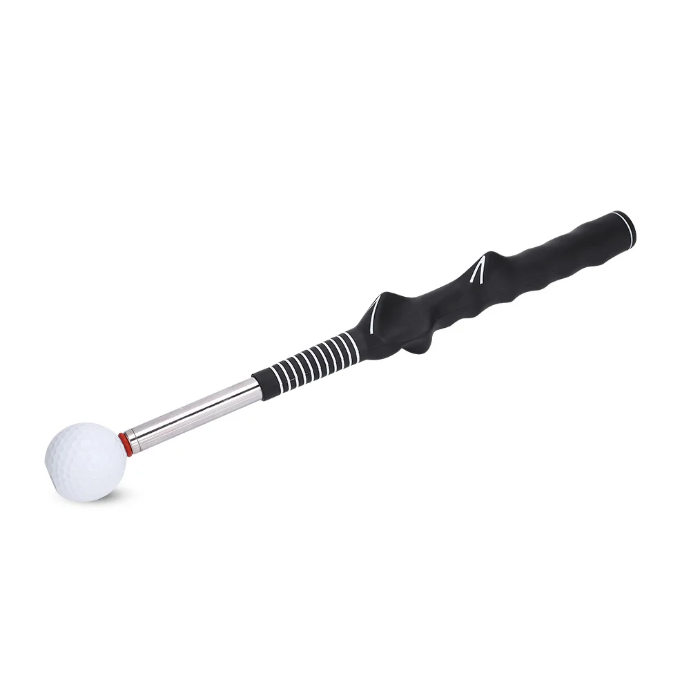 Description Picture 3 of itemGolf Training Aid, Golf Swing Grip Trainer Warm Up Training Aid Telescopic Club for Beginner