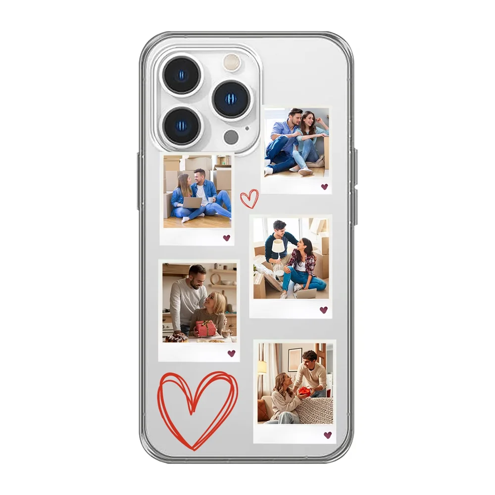 Customized Transparent TPU Phone Case with Personalized Photo Design