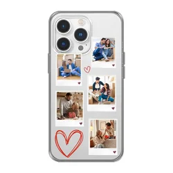 Customized Transparent TPU Phone Case with Personalized Photo Design - iPhone 6 s (Clear)