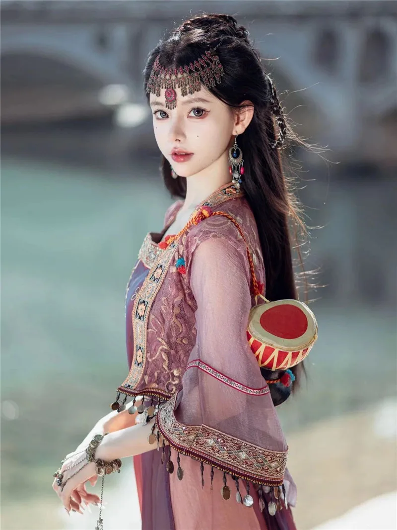 

Ancient Style Han Chinese Clothing Performance Wear Dunhuang Kweichow Moutai Dancing Dress