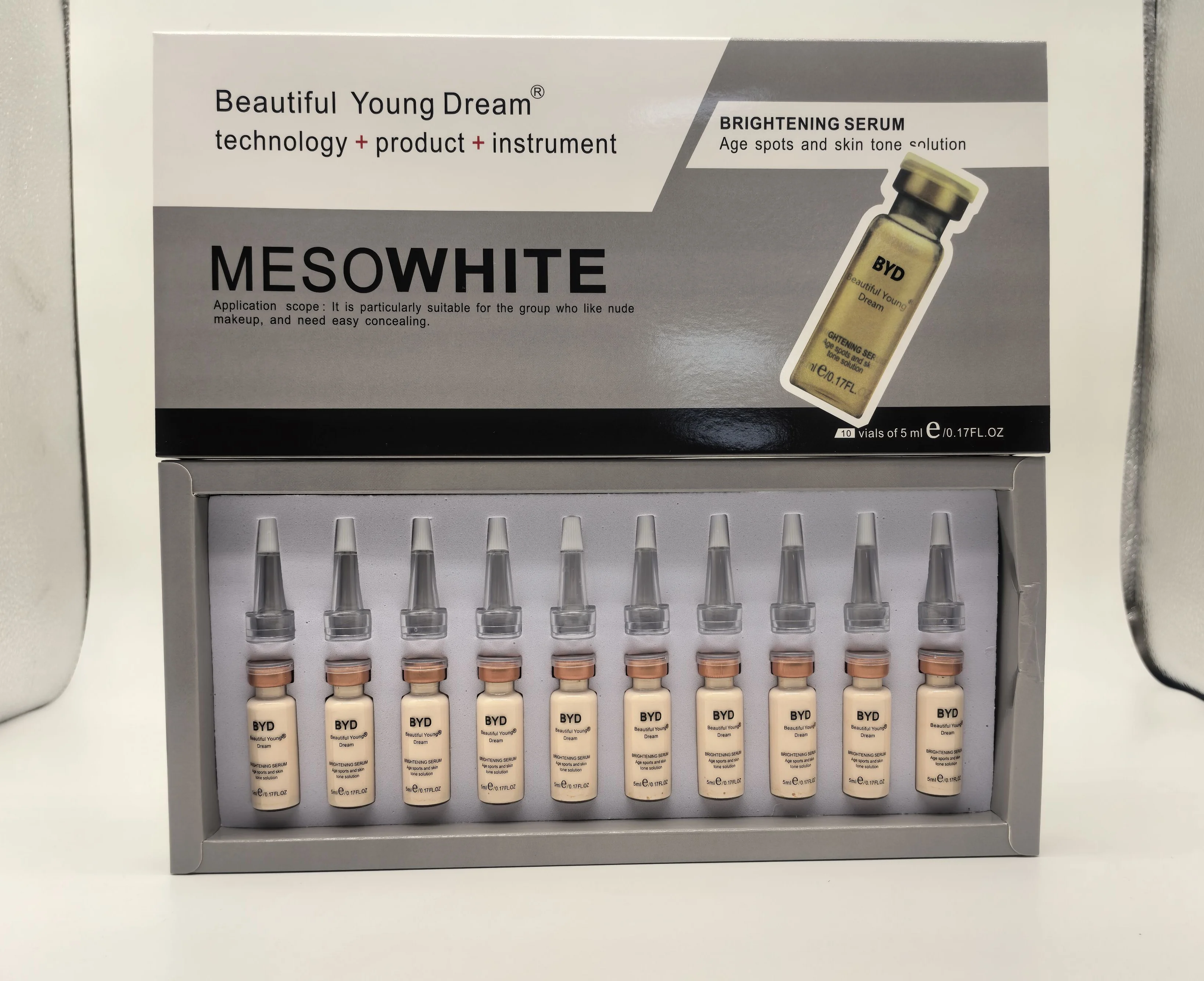 BB Cream semipermanente in stile coreano + fondotinta + correttore - Set trucco per la cura del viso per un tono uniforme della pelle, copertura impeccabile