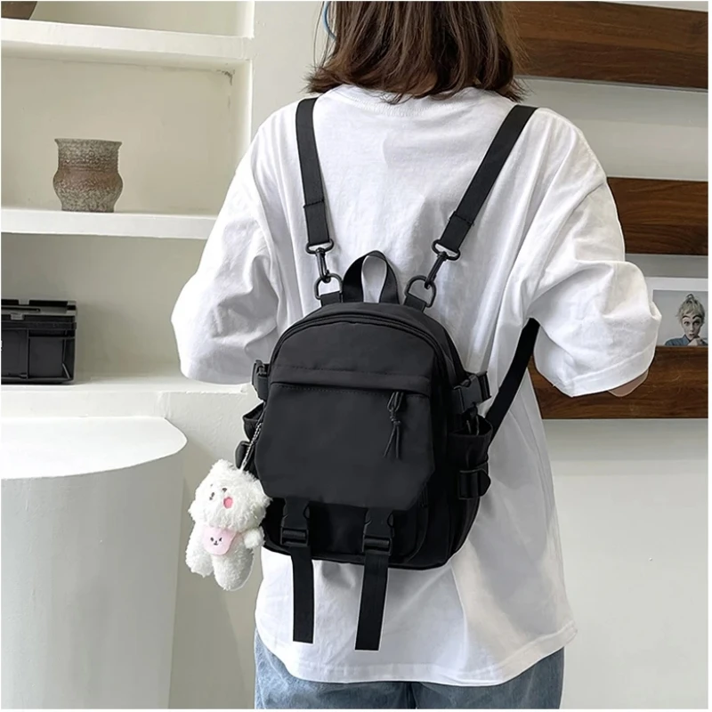 Women's Fashion Kawaii Mini Backpack Shoulder Bag for Teenage Girls Multi-Function Small Bagpack Ladies Travle School Backpacks