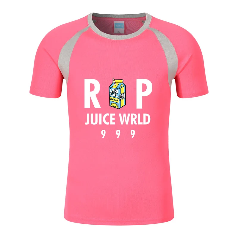 Juice WRLD Print Broadcloth Tops Fashionable Regular Solid O-neck Tops 6