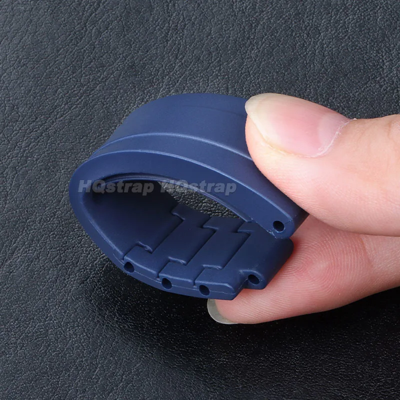 Premium 20mm Soft Silicone Waterproof Watch Strap - Flexible Rubber Wristband Replacement