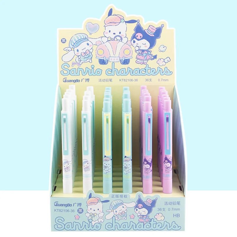 

Карандаш Sanrio механический автоматический, 0,7 мм, 36 шт./партия