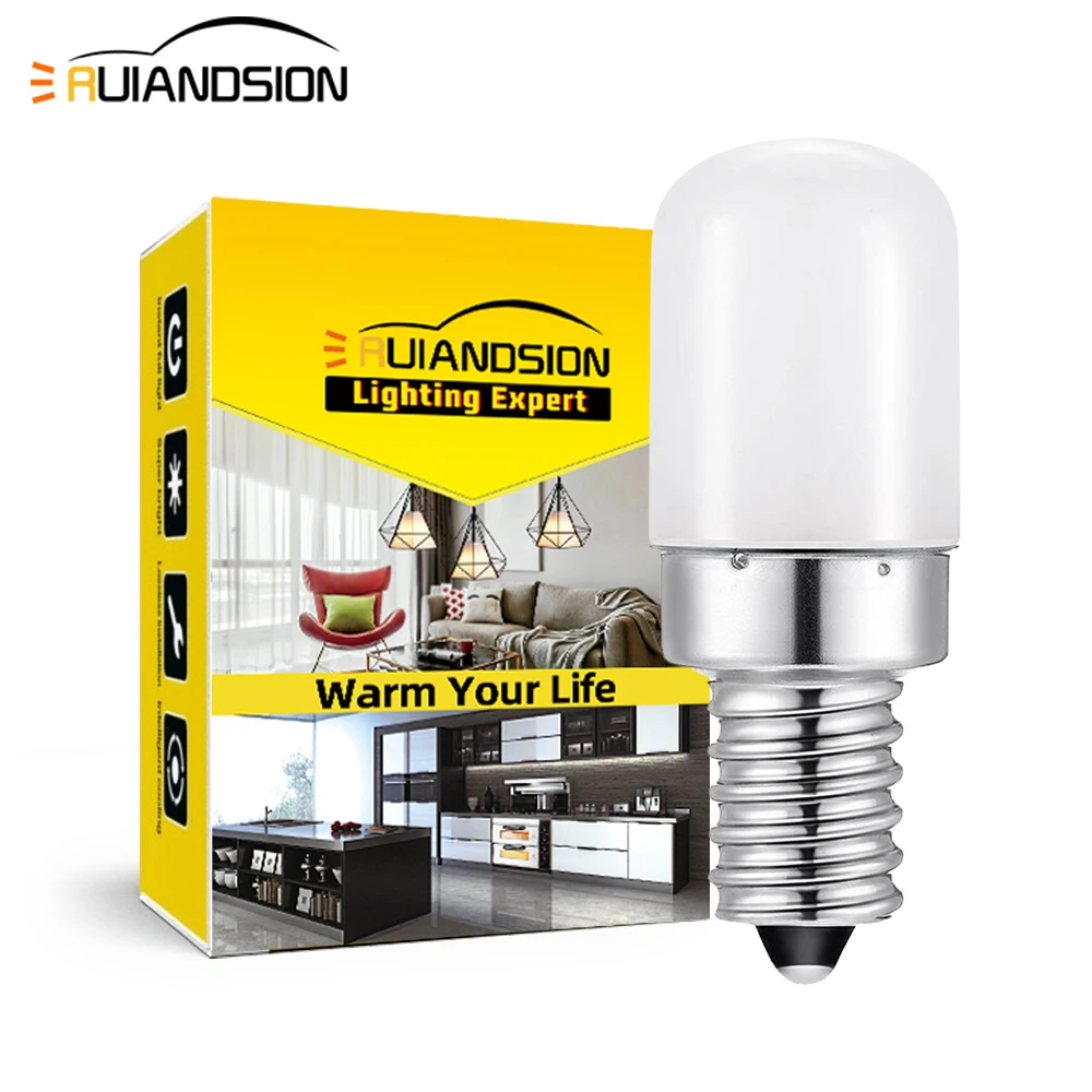 

2x 2W LED Light Bulb E12 6V LED High Bright Glass Shade Lamp Pure Warm White Lighting For Sewing Machine Refrigerator Red Green