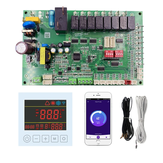 Heat Pump Controller Eev, Inverter Swimming Pool Heat Pump Controller Tuya  Pcb Board - Tool Parts - AliExpress