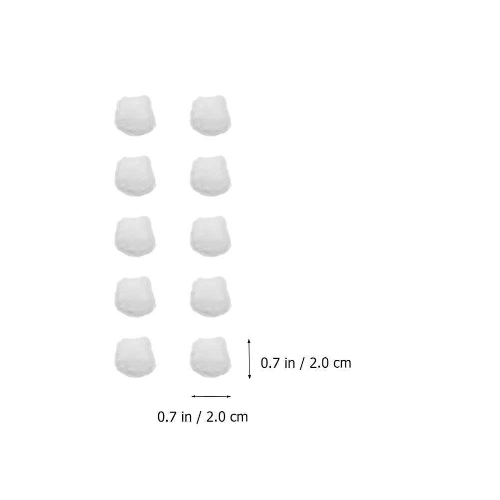 1000 Pcs Disposable Clean Absorbent Cotton Balls 25X25X25CM Laboratory Supplies 6