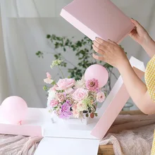 1pcs/lot Wedding Surprise Party Anniversary 25x25x25cm Paper Box for Gift Box Girls Birthday Party Valentine's Day Surprise Box