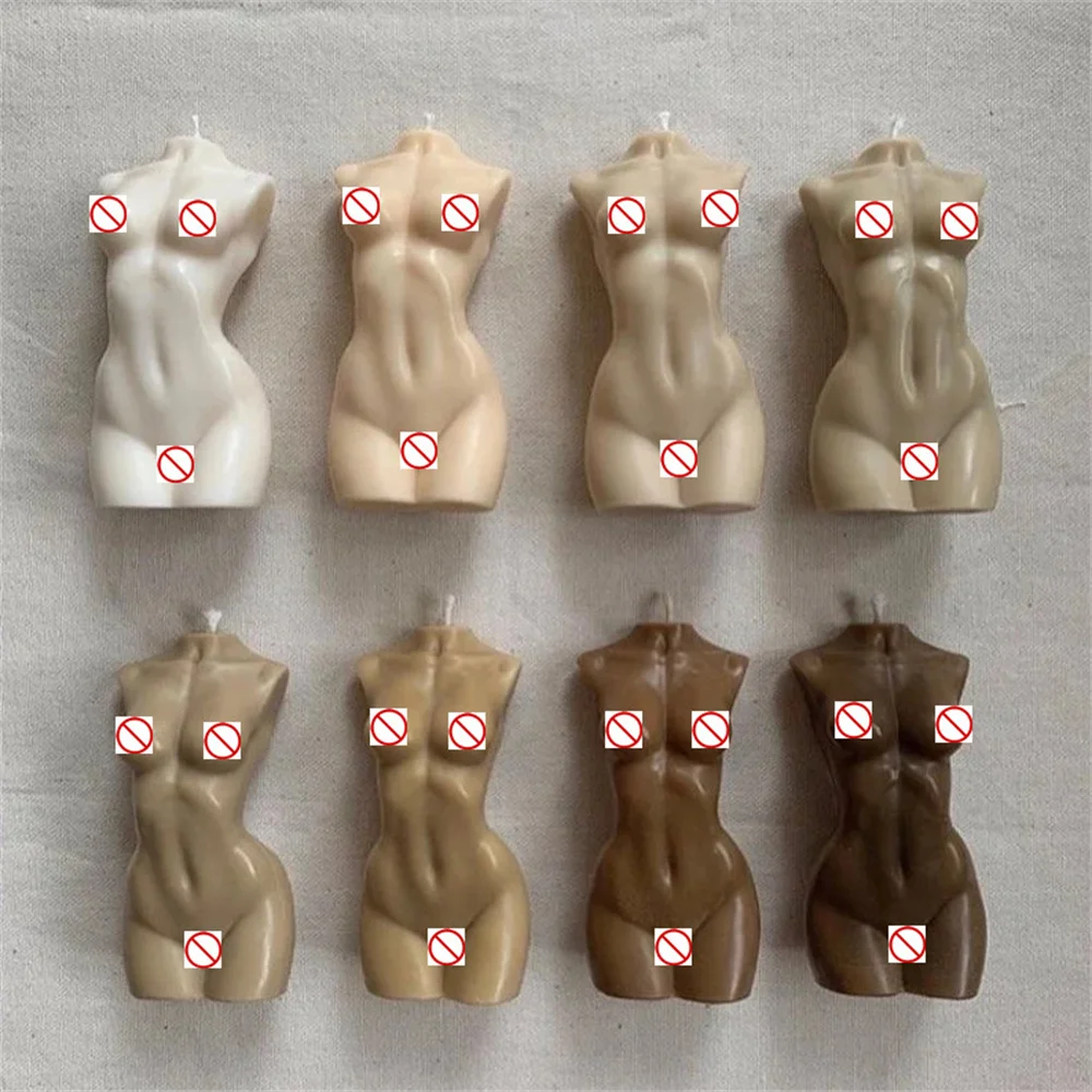 

Shy Plump Men Women Plaster Table Decor Angel Goddess Body Transgender Resin Making Sexy Lady Legs Candle Mould Art Handicraft