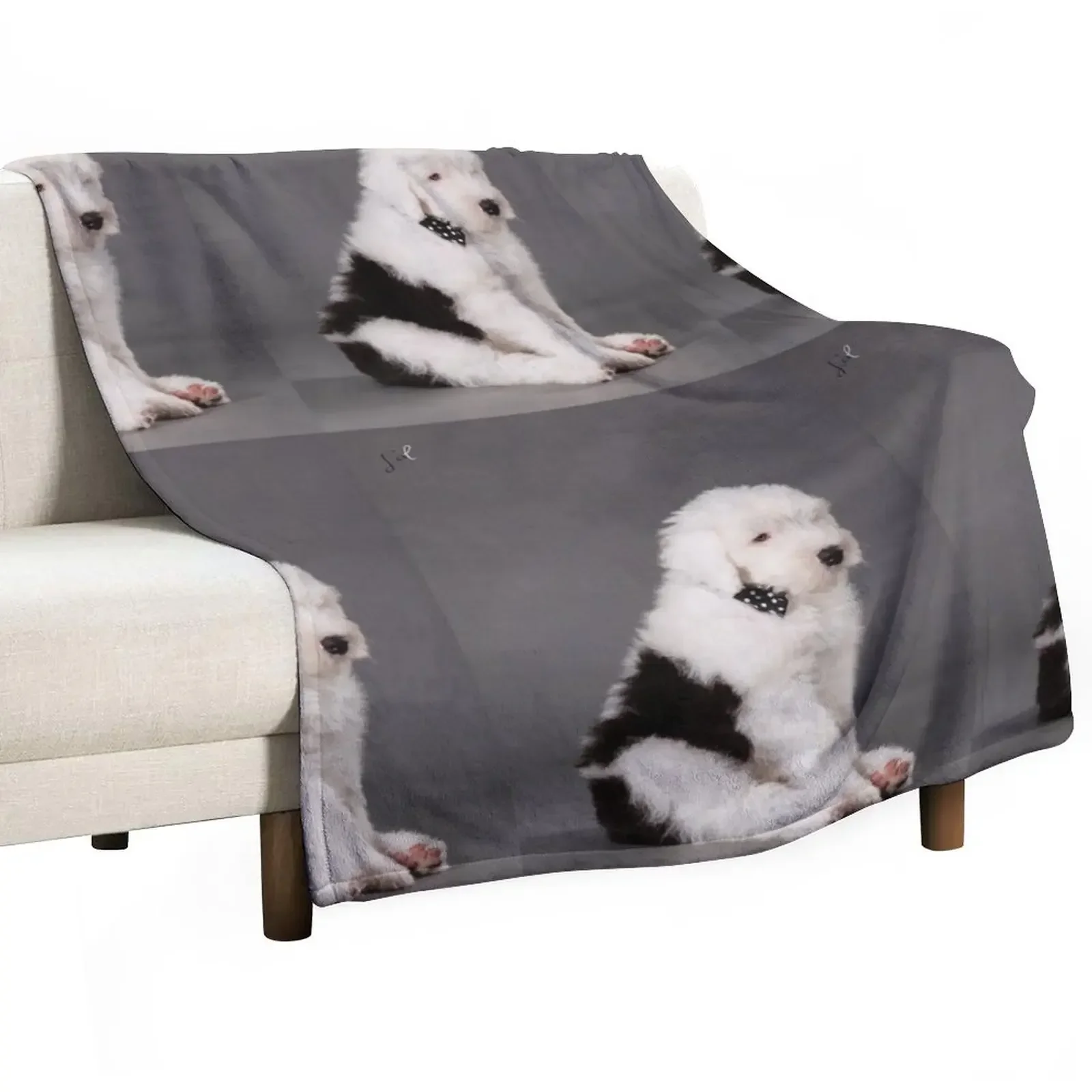 

Old English Sheepdog Throw Blanket Luxury Throw Vintage christmas gifts Blankets