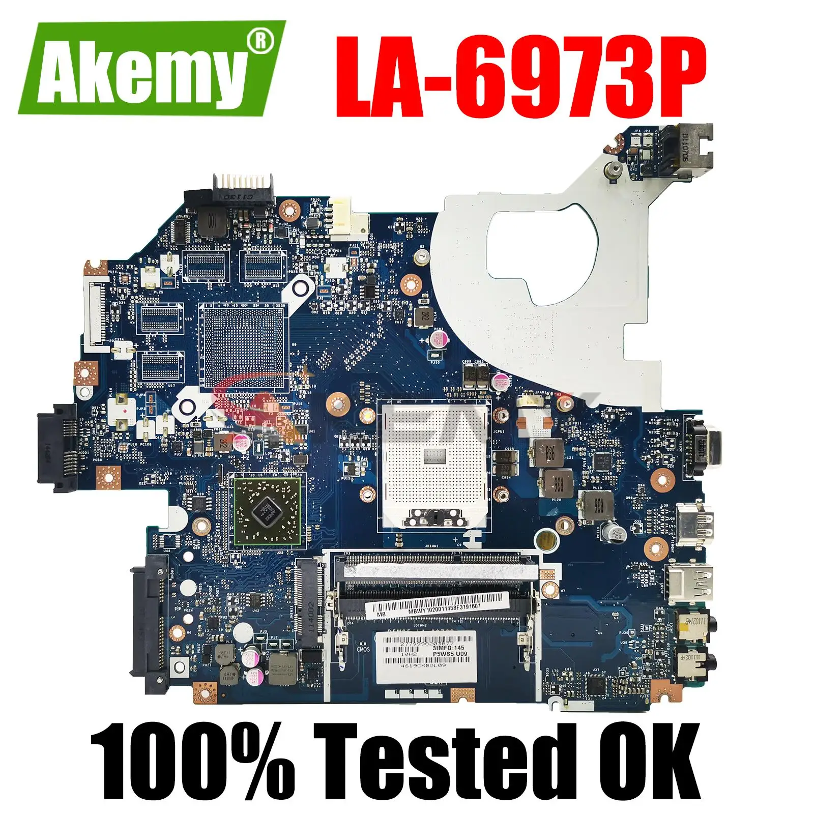 

For Acer Aspire Gateway NV55 NV55S NV55S02U Laptop Motherboard Mainboard P5WS5 LA-6973P 100% Tested OK