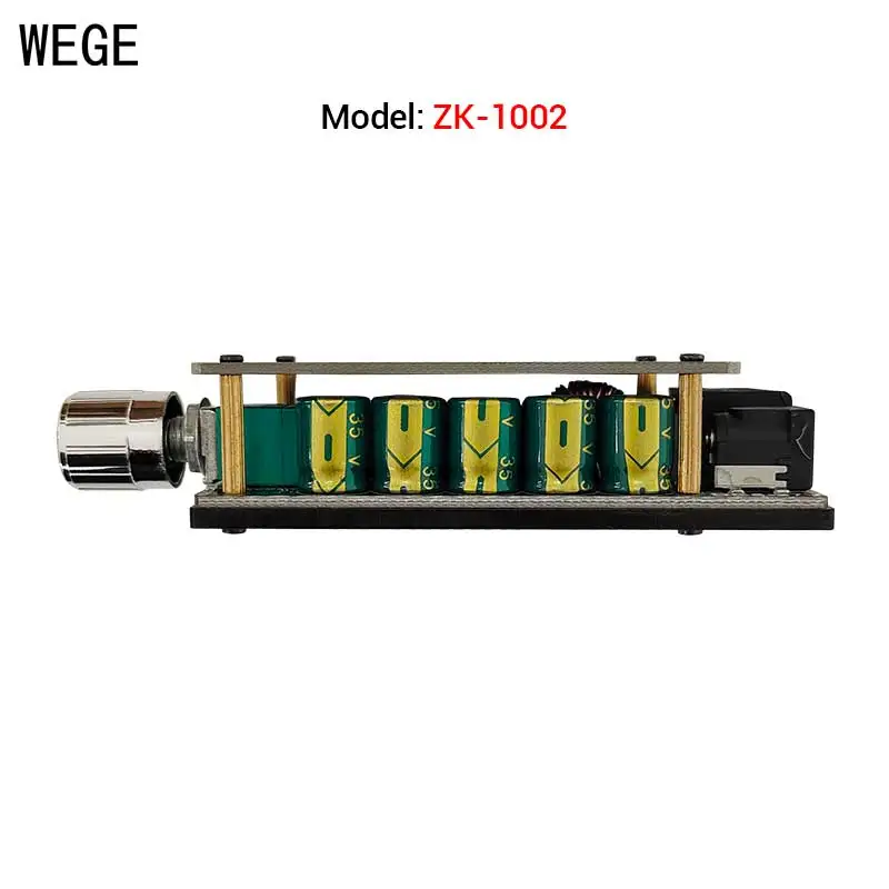 WEGE 디지털 오디오 전력 증폭기 보드 AMP 스테레오 2.0 채널 AUX Wuzhi 오디오, 50W x 2 100W x 2 ZK-502C 1002, HIFI TPA3116D2 BT5.0