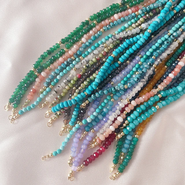 Celestial Blue Seed Bead Bracelets