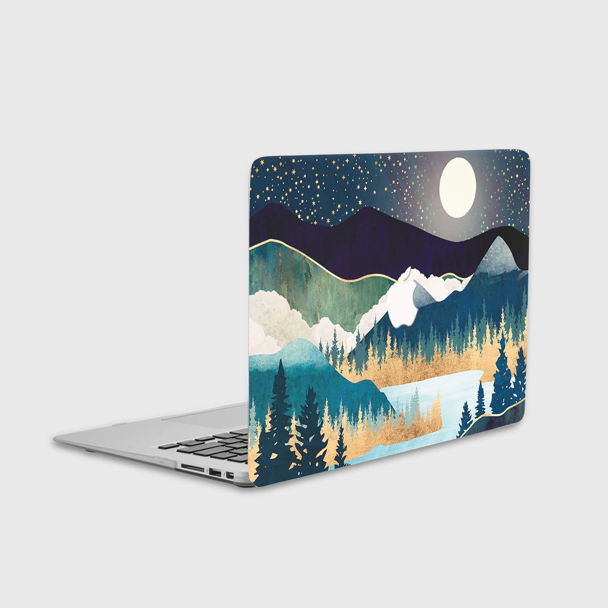 Abstrato Minimalista Paisagem Case do Portátil para Macbook ar 13 Case Funda Macbook Pro 13 Case 2023 ar m1 para Macbook ar 13 Capa - Imagem 3