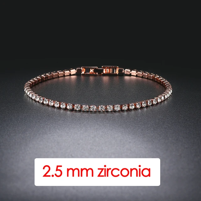 Bracelet de Tennis en cristal de luxe pour hommes, Hip Hop, tendance, Punk, zircone, chaîne de Couple sur la main, bijoux Streetwear