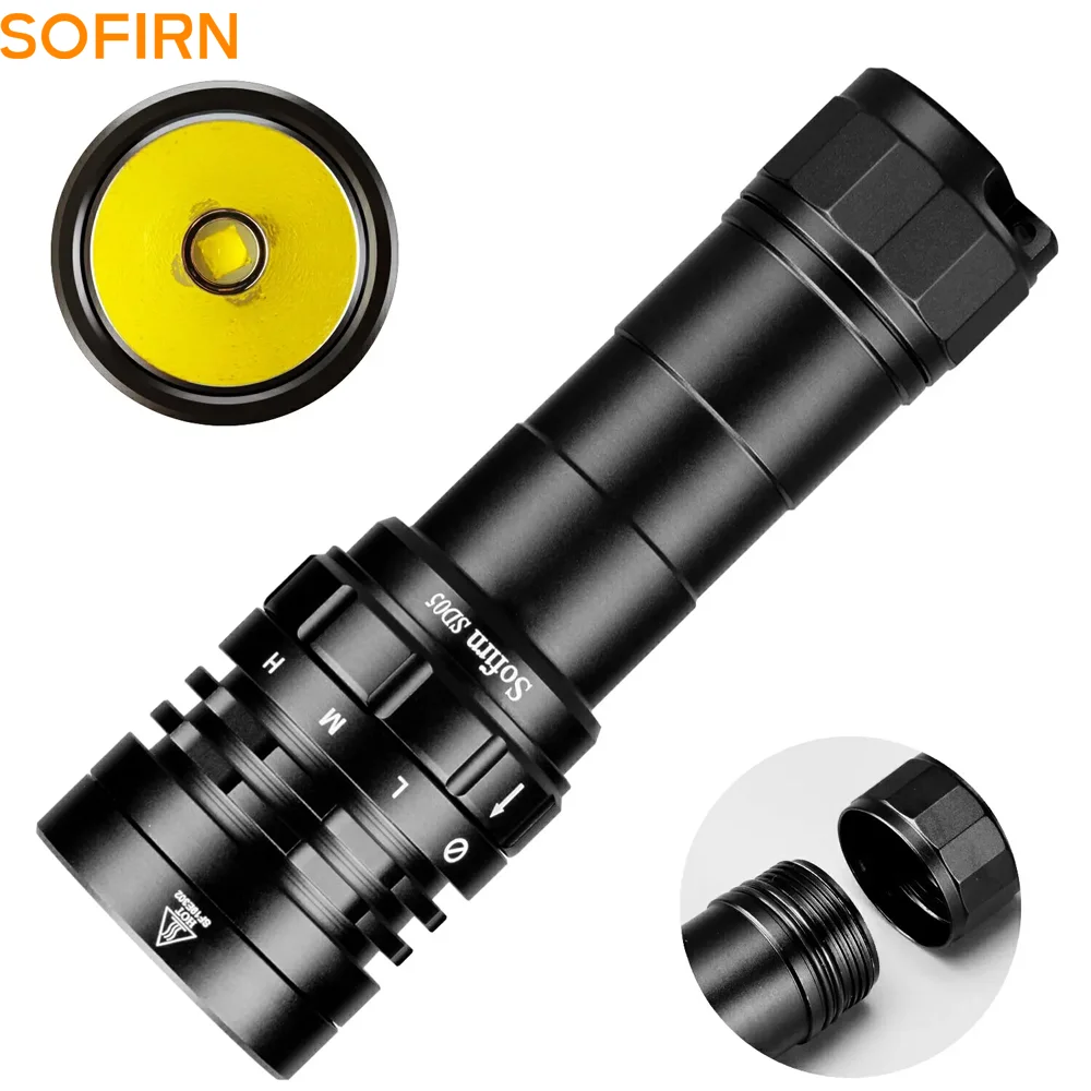 Sofirn SD05 Lumière De Plongée Sous Marine XHP50.2 Super Bright 3000lm 21700 Lampe De Poche Avec Commutateur Magnétique 5000K 6500K Z250514 Du 10,11 € | DHgate