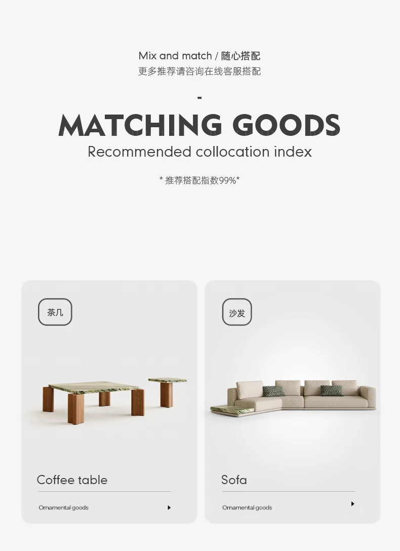 Italian Minimalist Coffee Table Aesthetic Designer Living Room Light Luxury Side Table Accessories Decoration Meubles Furniture