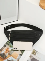 Sac banane mobile pour hommes et femmes, multifonctionnel, grande capacité, anti-éclaboussures, résistant à l'usure, chantier de construction, sac banane d'affaires 3