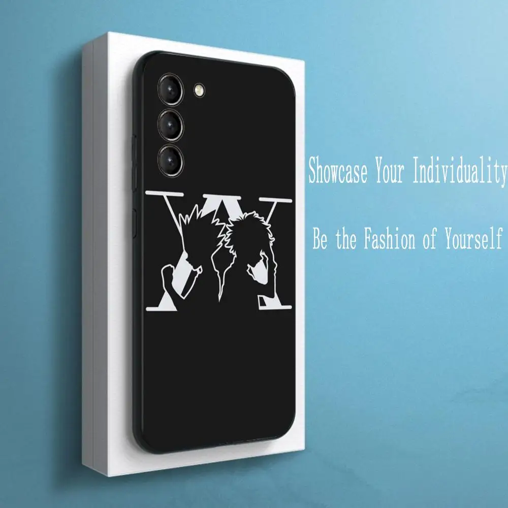 Vibrant Anime Art Black Phone Case - Hunters X Edition