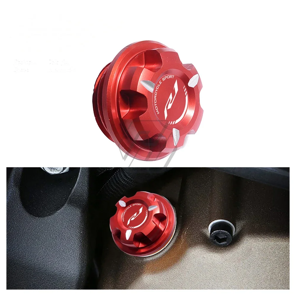 

For Yamaha YZF-R1 R1 1998-up Motorcycle Engine Oil Cap Bolt Screw Filler Cover