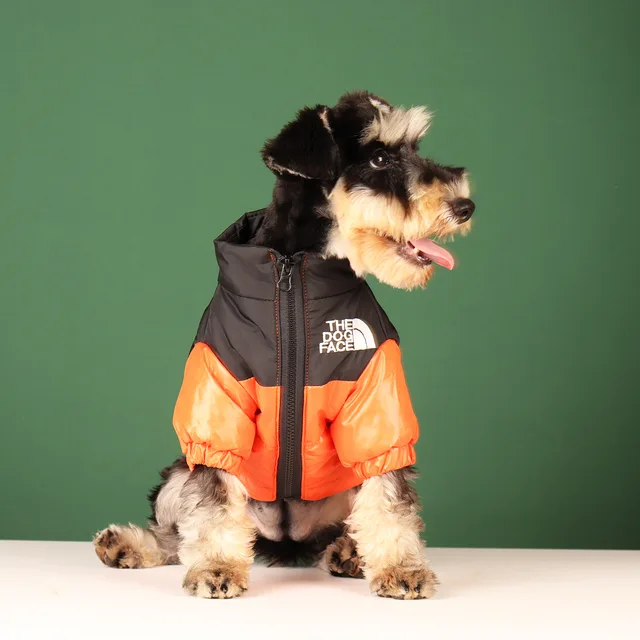 Large Winter Pet Dog Clothes French Bulldog Puppy Warm Windproof Jacket Small Medium Dog Reflective Coat Chihuahua Pet Outfits 6