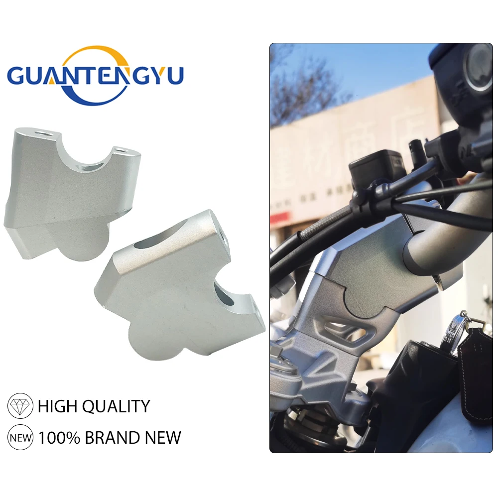 28mm-Handlebar-Riser-Handle-Bar-Heighten-Offset-Mounting-Kit-For-BMW-R ...