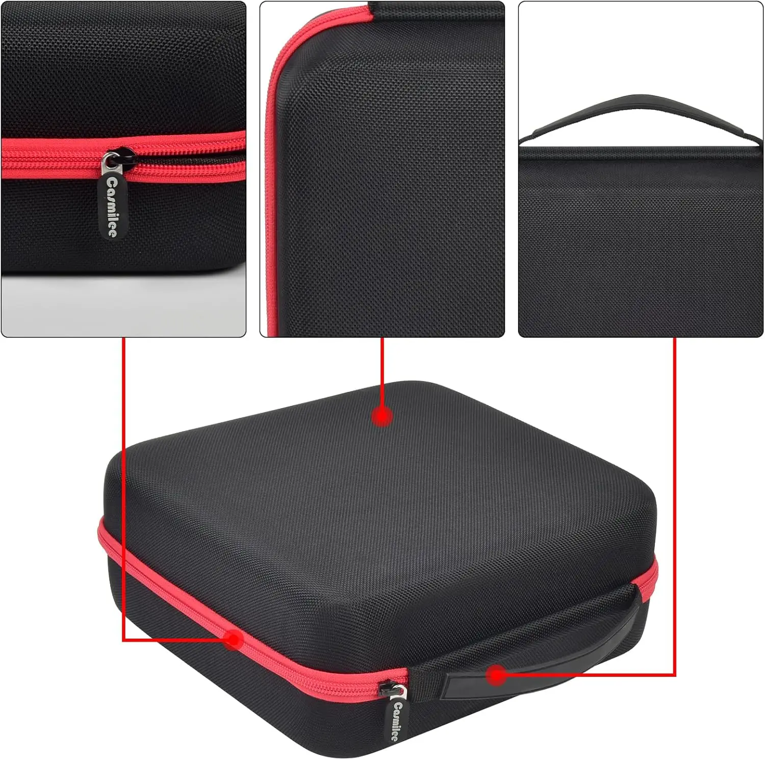 （Case only) Case Compatible with CRAFTSMAN V20 Cordless Tire Inflator Portable Air Compressor Pump, Digital Gauge&Bare Tool  Bag 4