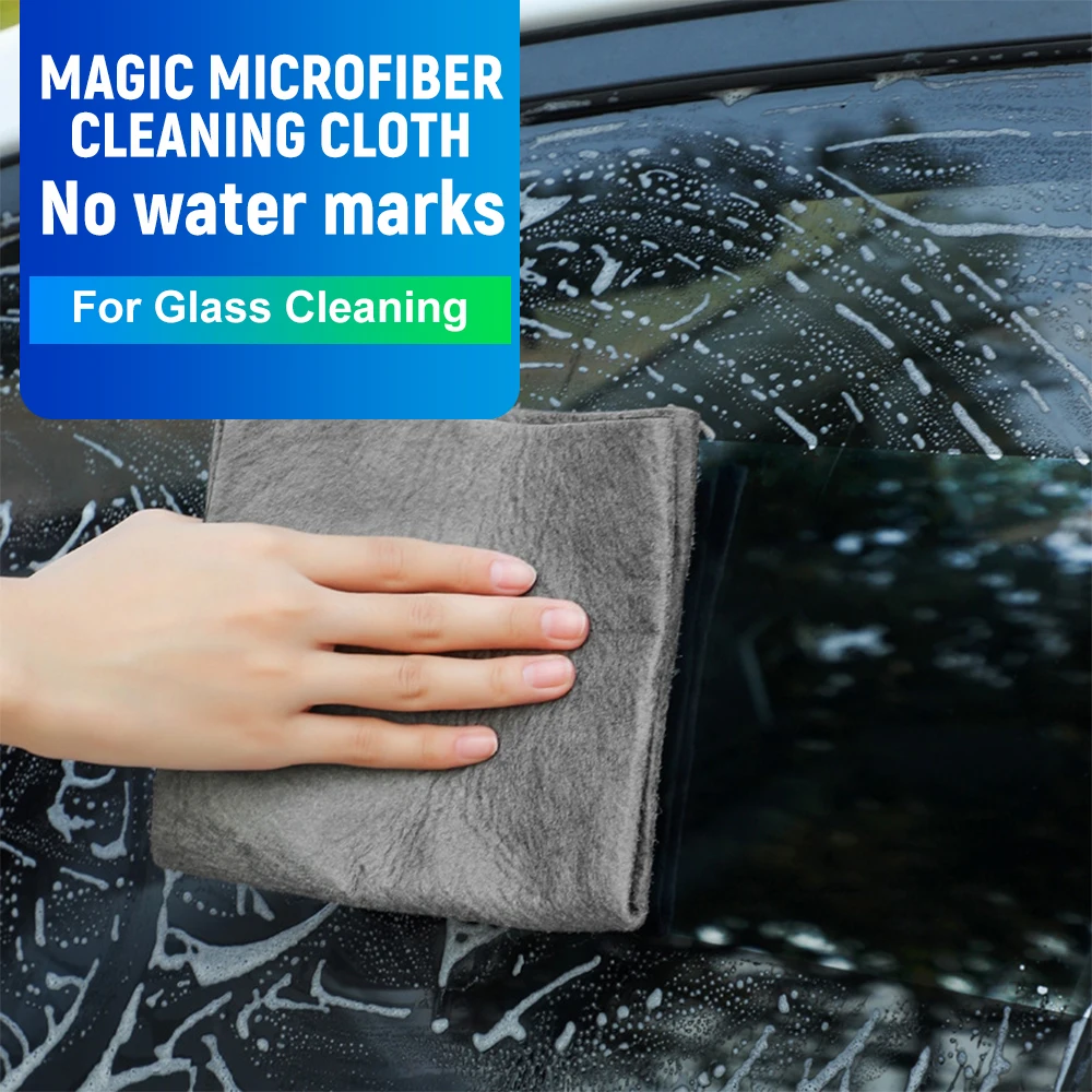 1/6Pcs Reusable Microfiber Cleaning Cloth Rag Magic Glass Wiping Rags  Kitchen Multifunctional Thickened Magic Cleaning Towel