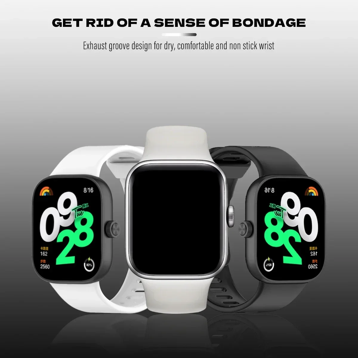 Original Silicone Sport Strap for SmartWatch - Premium Wristband Accessory