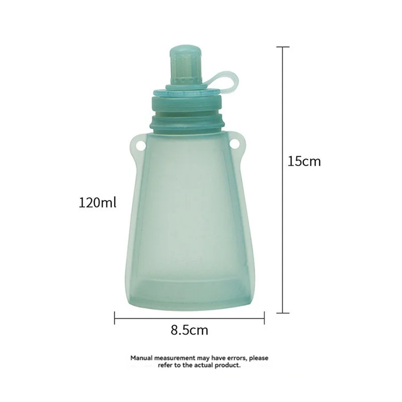 Baby Portable Milk Storage Bag Newborn Silicone Complementary Food Bag Children&rsquo;s Water Bag Baby Outdoor Folding Drinking Bag