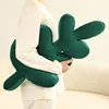 INS Green Leaf Pillow Plush Stuffed Plants Monstera Philodendron Seat Cushion Plushie Peluche Sofa Chair Home Decorate Prop 4