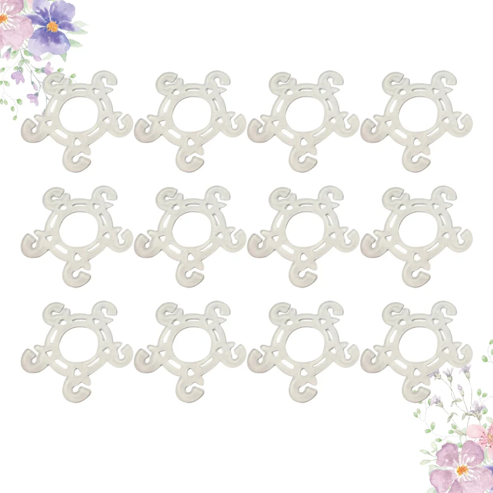 

60Pcs Practical Balloons Holder Plastic Balloons Clips Wedding Balloons Buckles Balloons Ties