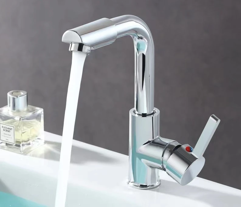 

Basin Faucet Platform for Bathroom, Hot and Cold Faucet, New Washbasin