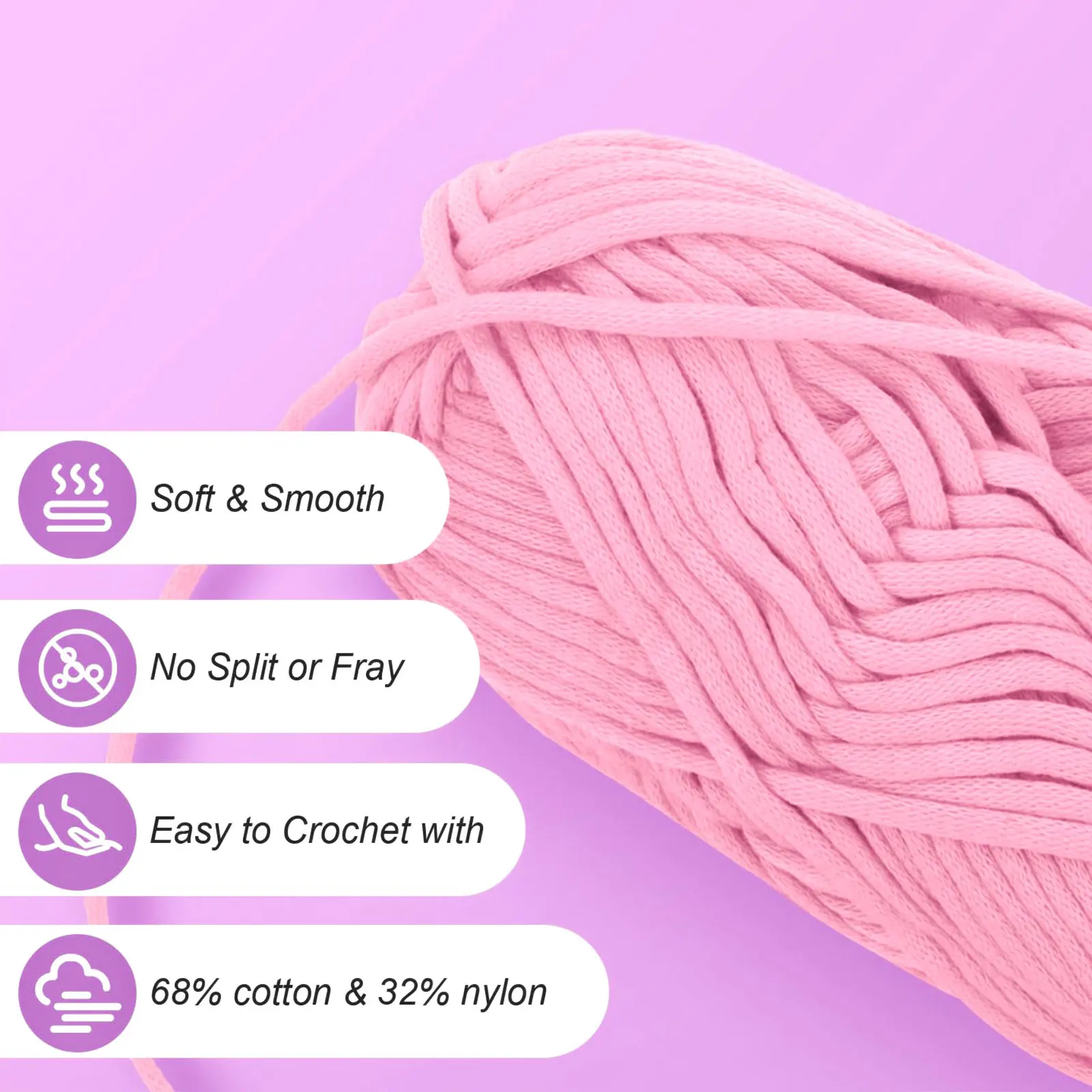 Easy to Use Crochet Yarn