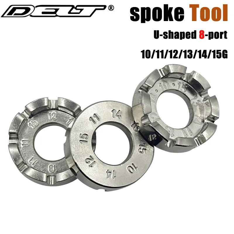 DELT CR 20 Steel Bicycle Spokes Tools 10G/12G/13G /14G/ 15G Nipples E-Bike Part Parts