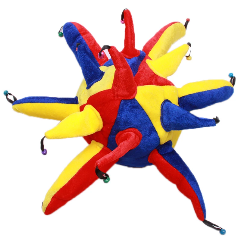 Halloween Party Clown Hat Small Bell Carnival Costume Ball Hats Unisex Cap Football Game