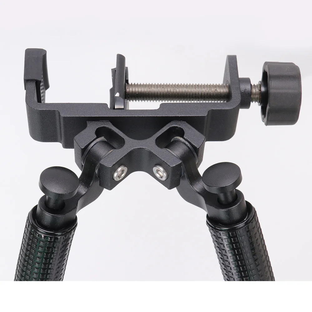 Factory DZ22A Black Aluminum Bipod With Thumb Release Clamp For Prism Pole GPS P