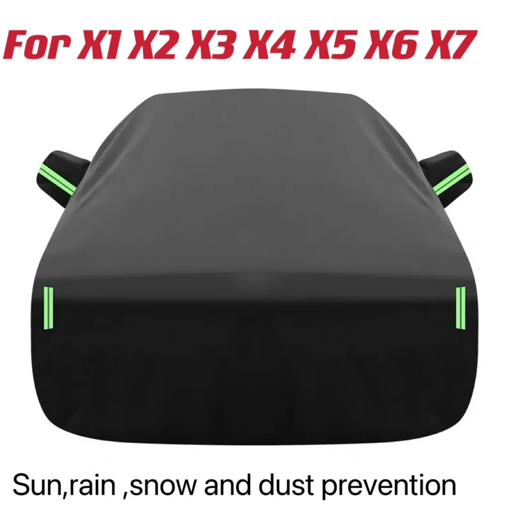 

For X1 X2 X3 X4 X5 X6 X7 Full Car Covers Outdoor Sun Uv Protection Dust Rain Snow Protective Anti-hail Car Cover Auto Cover