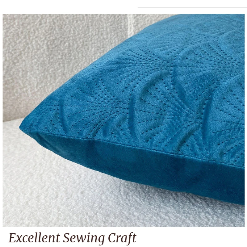 Scallop Design Velvet Cushion Cover 45x45cm For Livingroom Decor cushion cover throw pillow cover pillow case pillow covers cushion covers