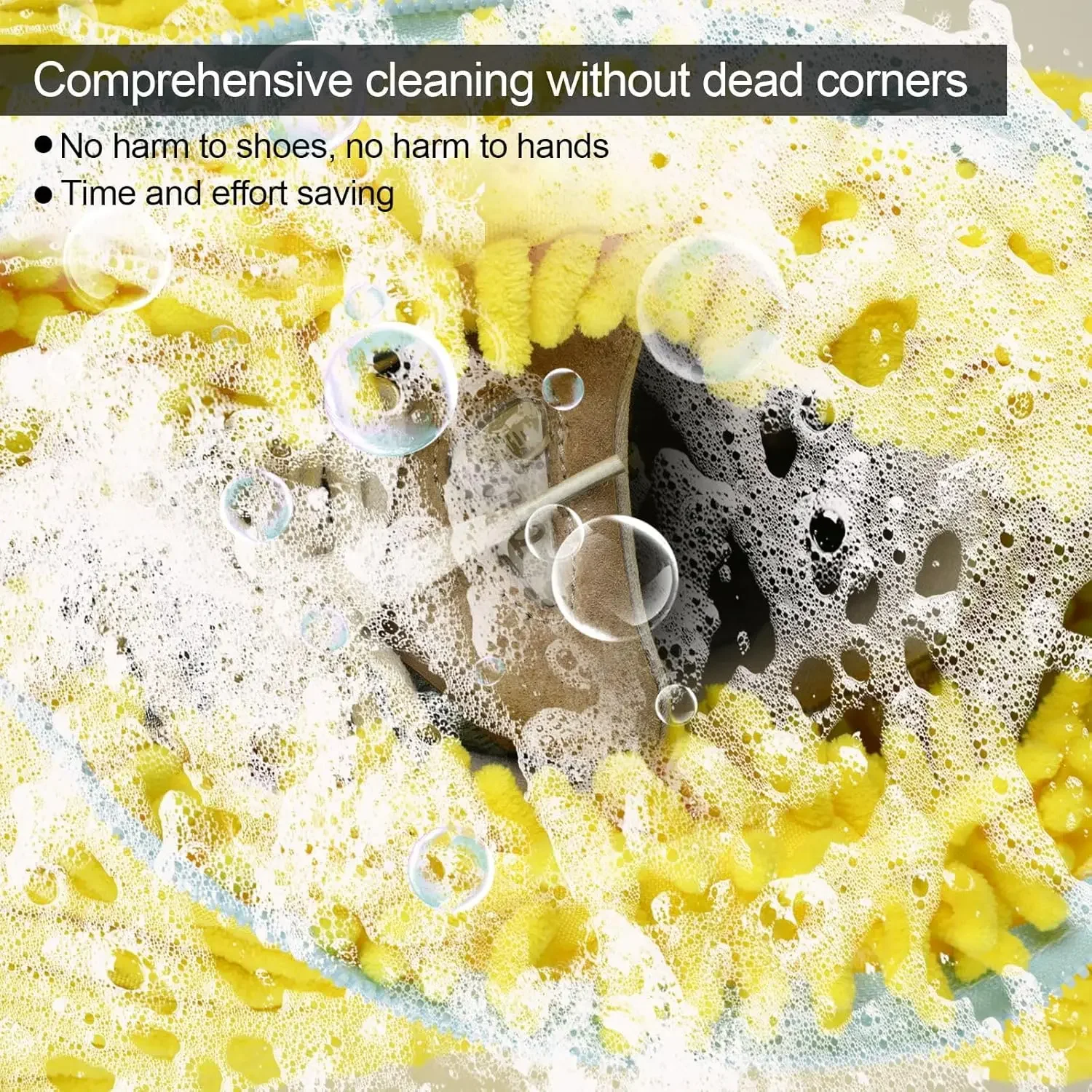  Bag for shoe washer, washer dryer, reusable, all kinds of shoes, sizes, zipper closure, padded sponge fibers, shoe cleaning