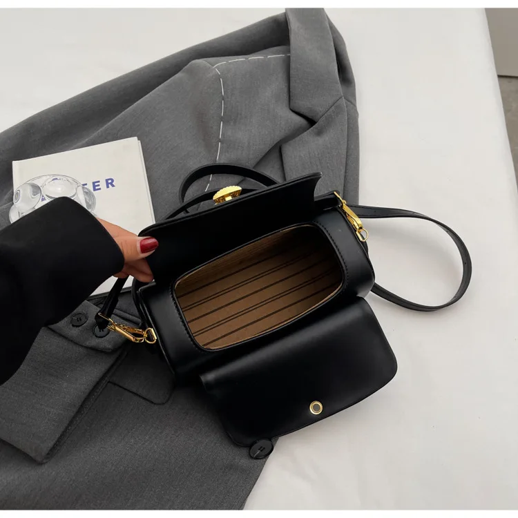 Mini Square Crossbody Bag - Luxury Designer Handbag Box Shape Satchel