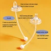 ANPEI suitable for Avent wide-bore bottle handle / teat / bottle base / screw teeth - dust cap / bottle accessories 5