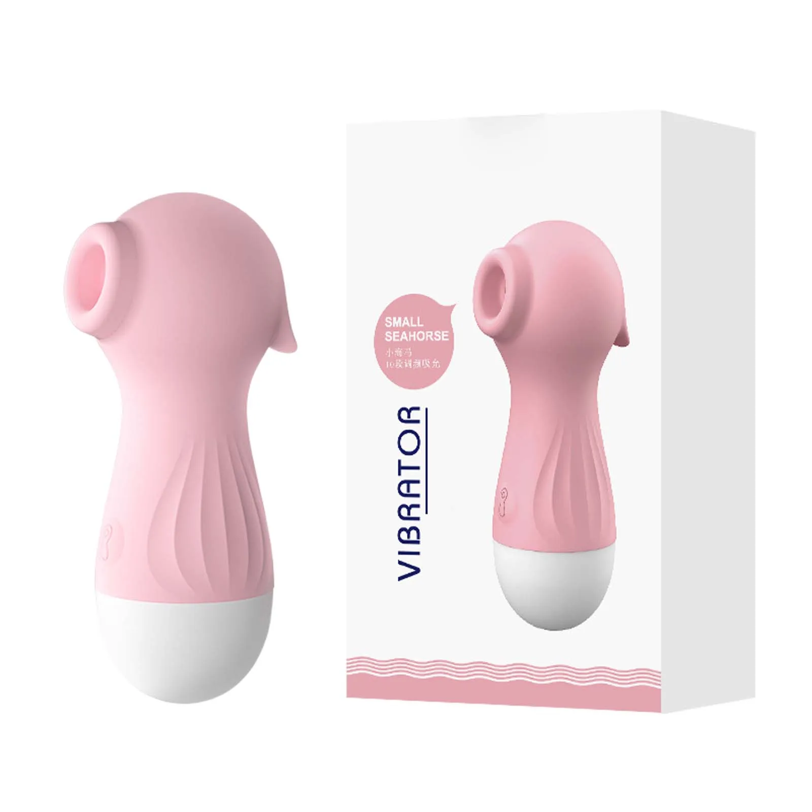 Convenient sucking device Vibrator USB Rechargeable 10 Frequency Modes Waterproof Design Discreet Low Noise Adult Toy for Women