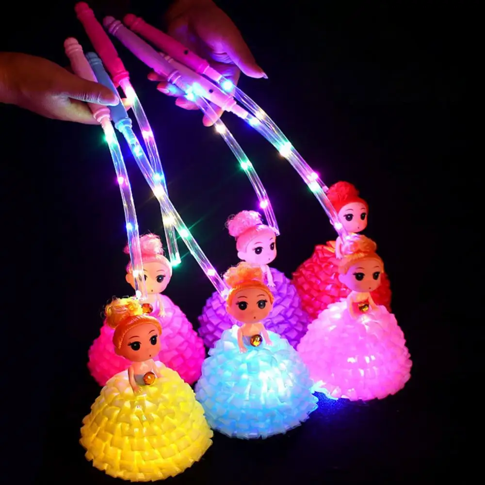 

1PC Light-up Portable Doll Lantern Toy Cute DIY Toys Children Girls Cartoon Doll Light Hanging Pendant Kids Gift Lantern