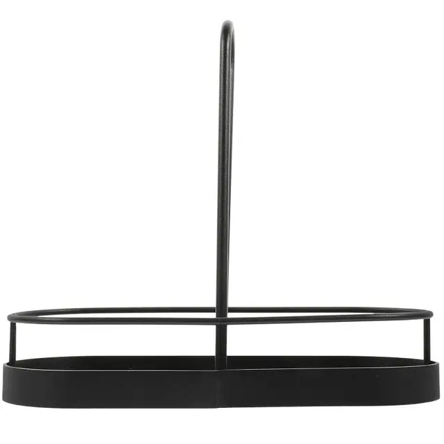 Organizzatore Per Stazione Caffè E Tè In Metallo - Portabicchieri Di Carta, Per Ufficio O Casa, Nero - Foto 7