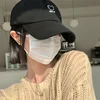 Bear Embroidery Women Baseball Hat Unisex Adjustable Snapback Peaked Cap Soild Color Cotton Bonnet Girls Outdoor Sport Sun Visor 2