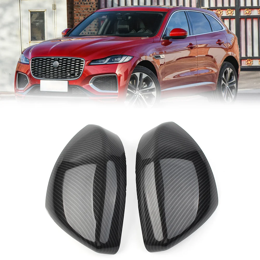 

1Pcs Car Mirror Cover Cap For Land Rover Discovery Sport Freelander Range Rover Evoque Velar For Jaguar F-Pace E-Pace VPLVB0145