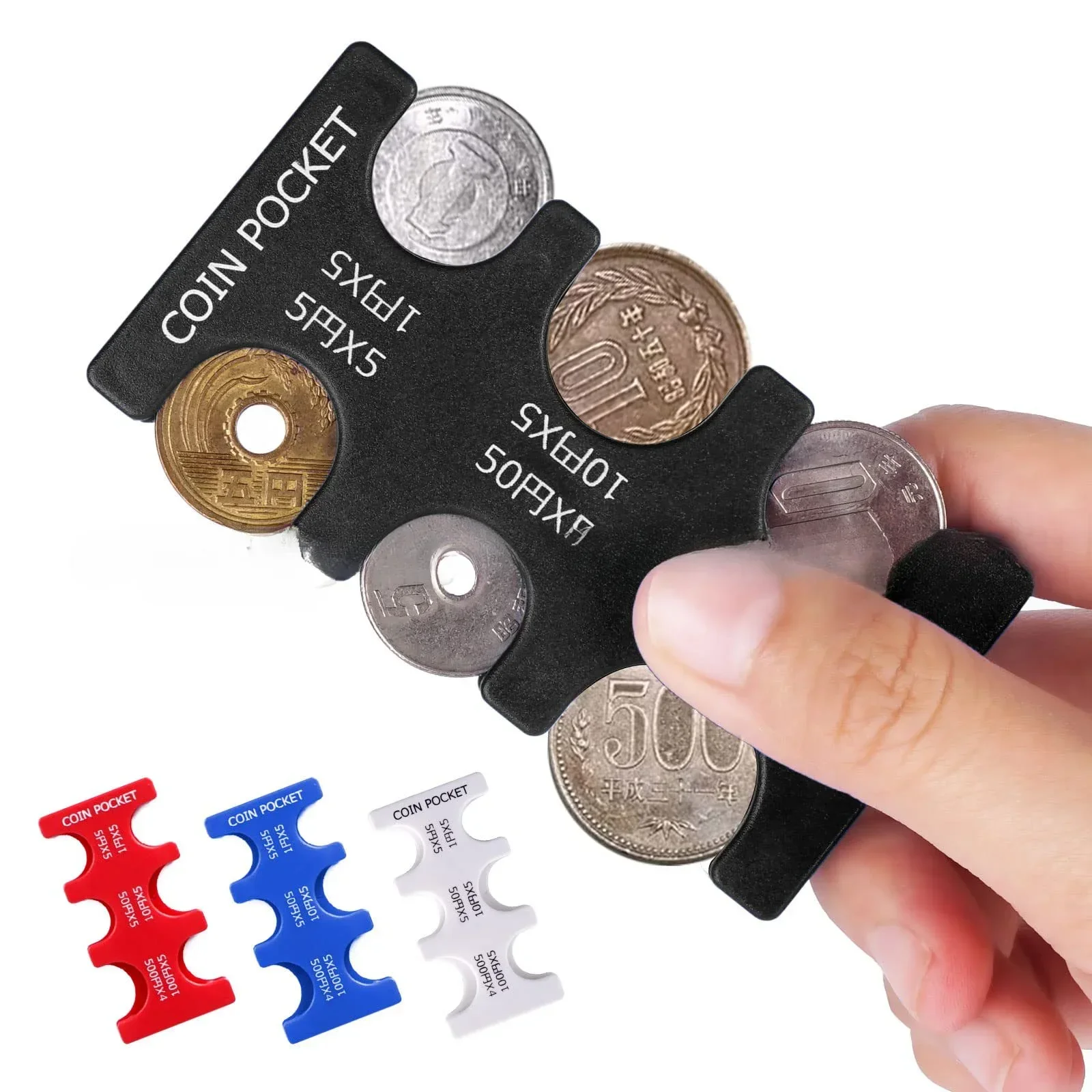 Coin Purse Coin Wallet Change Bag Women Wallet Card Wallet 1PC Korean Plastic Purse Wallets Multi-position Coin Bags Clip Money Bag Japanese Style Portable Coins Pocket Easy To Carry